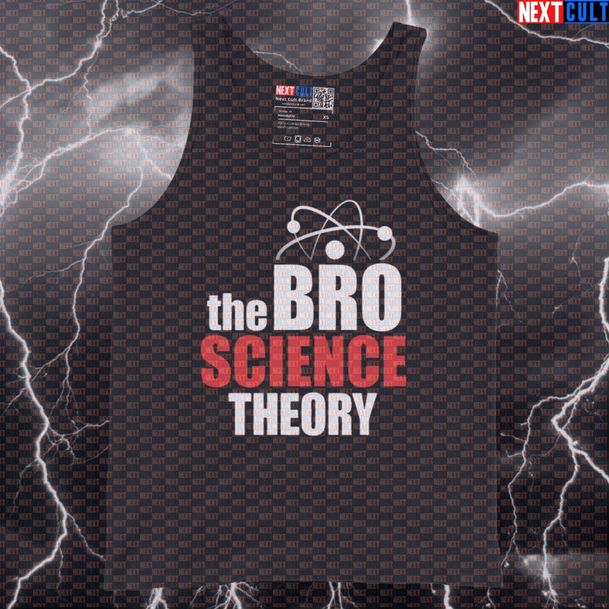 Bro Science Theory Gym Tank Top | Big Bang Bodybuilding Vest Funny Muscle Shirt Bodybuilding Fitness Gym TV Workout Next Cult Brand