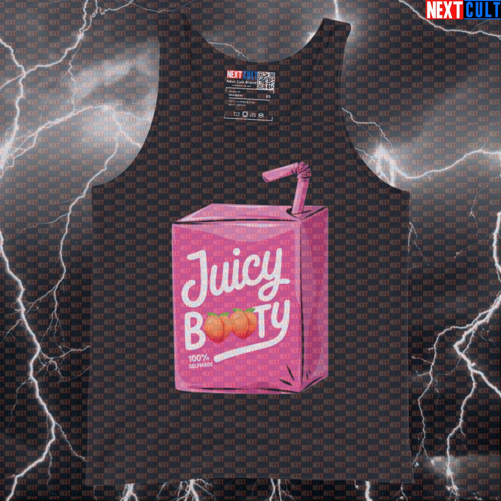 Juicy Booty Gym Tank Top | Funny Booty Builder Muscle Shirt For Big Booty Gains & Leg Day Lovers Tank Tops Bodybuilding Fitness Gym Leg Day Workout Next Cult Brand