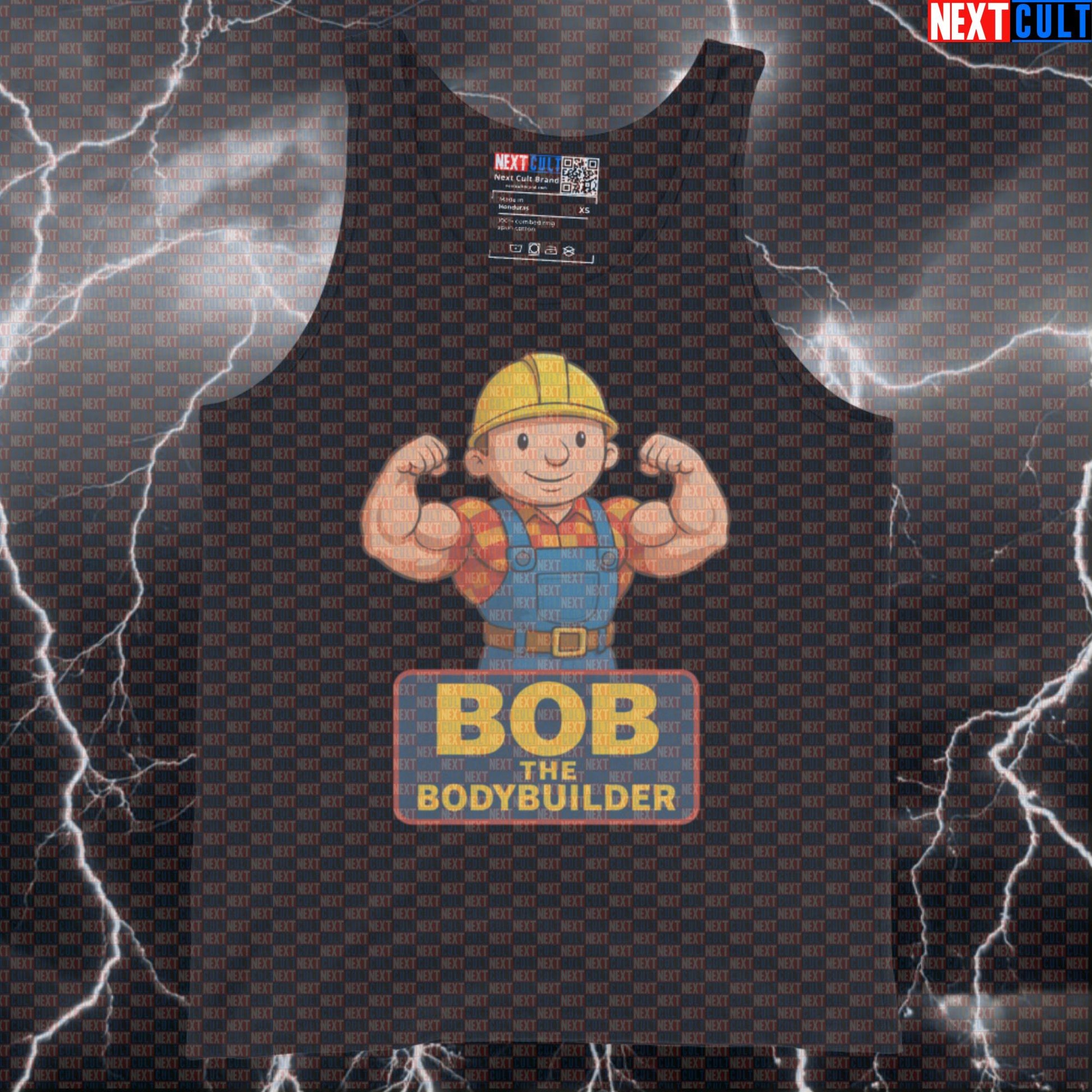 Bob the Bodybuilder Gym Meme Tank Top | Funny Workout Vest For Bodybuilding & Lifting Tank Tops Bodybuilding Fitness Gym TV Workout Next Cult Brand