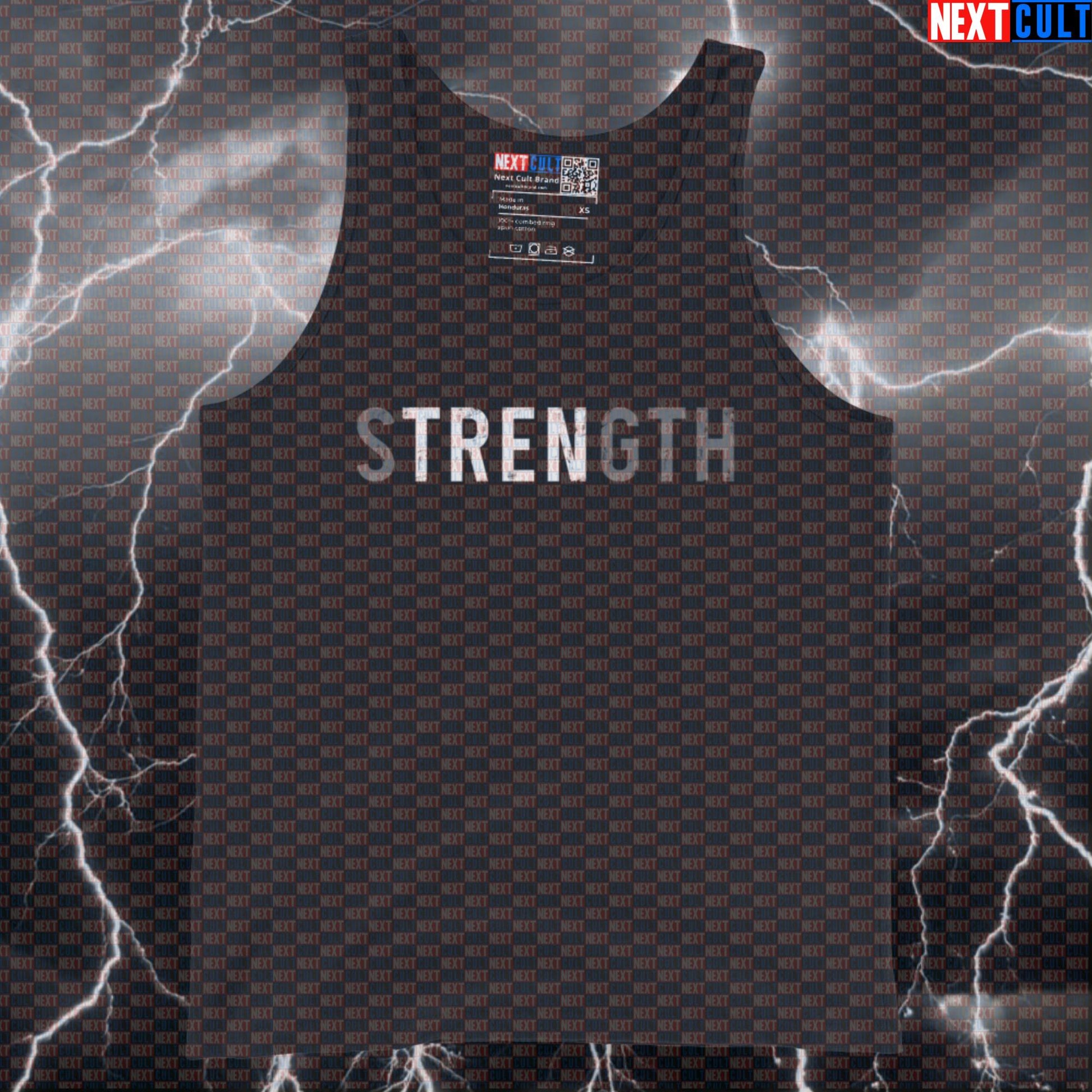 Not Natty Gym Tank Top | Funny Strength & Tren Meme Muscle Shirt for Enhanced Lifters Tank Tops Bodybuilding Fitness Gym Steroids Workout Next Cult Brand
