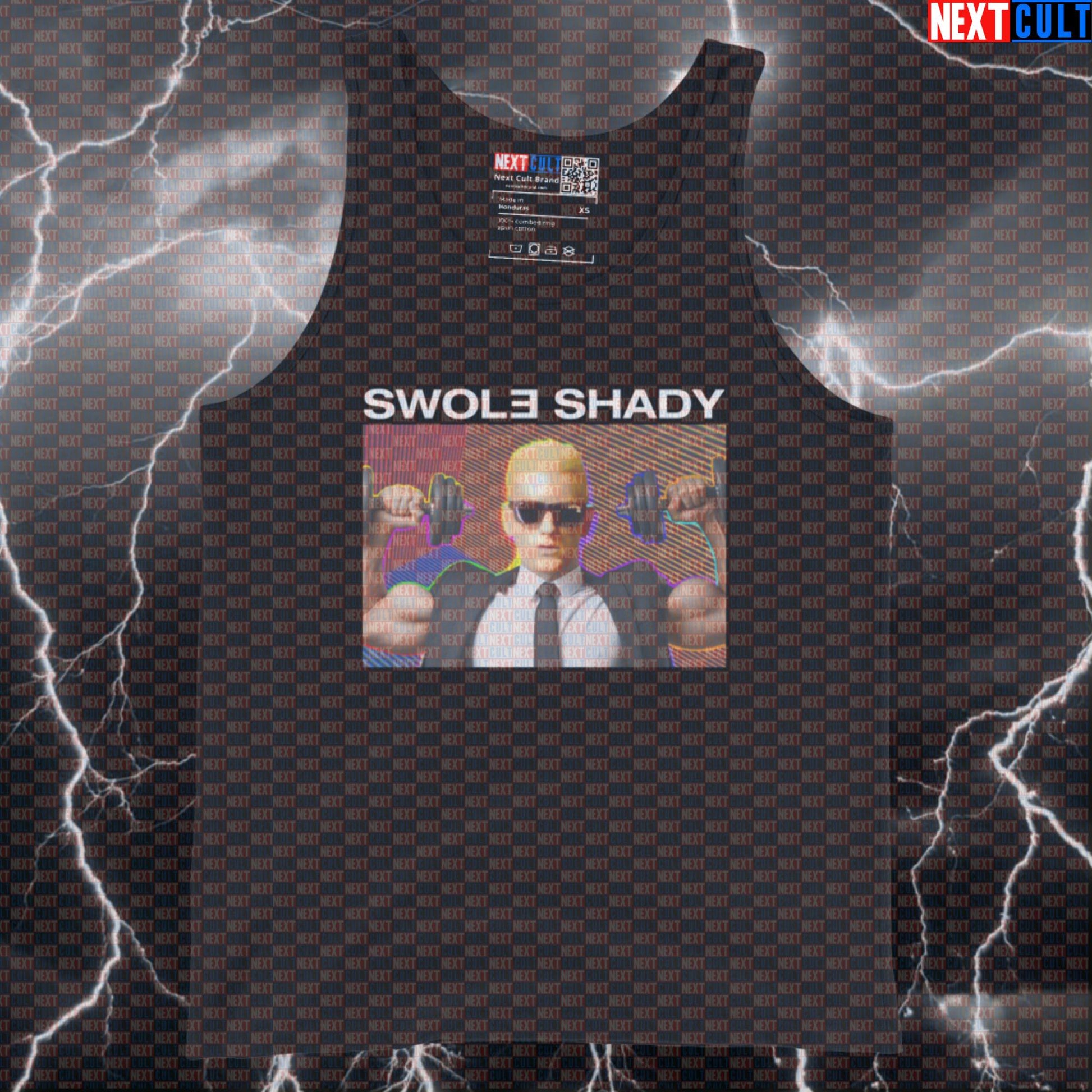 The Real Swole Shady Gym Tank Top | Rap Parody Muscle Shirt For Gains Tank Tops Bodybuilding Eminem Fitness Gym Hip Hop Workout Next Cult Brand