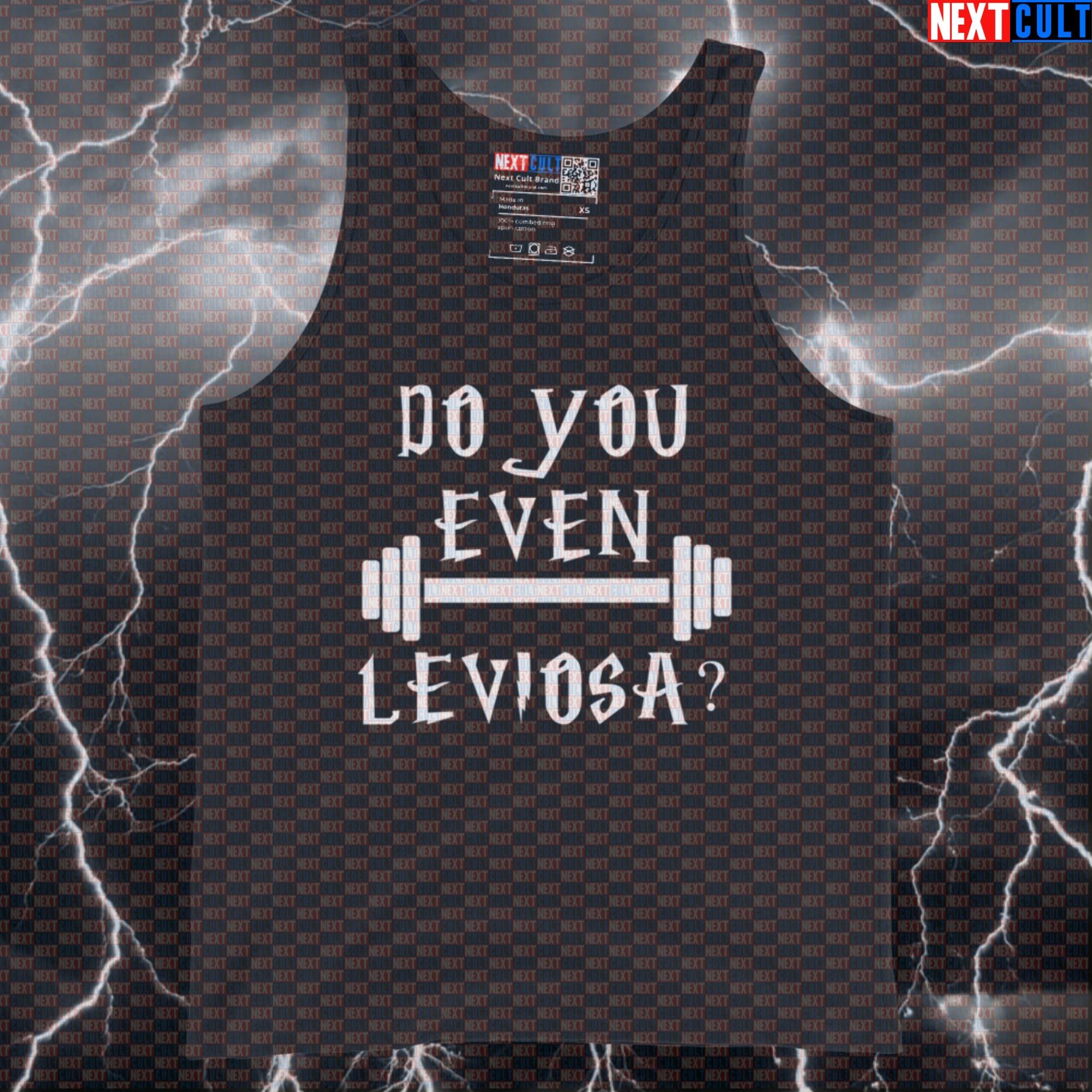 Do You Even Leviosa Funny Gym Tank Top | Harry Potter Muscle Shirt For Lifters | Fitness Meme Vest Tank Tops Bodybuilding Books Films Fitness Gym Harry Potter Powerlifting Workout Next Cult Brand