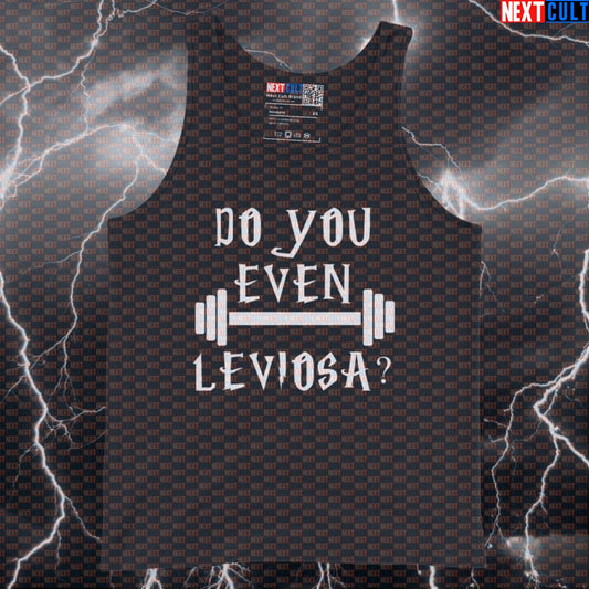 Do You Even Leviosa Funny Gym Tank Top | Harry Potter Muscle Shirt For Lifters | Fitness Meme Vest Tank Tops Bodybuilding Books Films Fitness Gym Harry Potter Powerlifting Workout Next Cult Brand