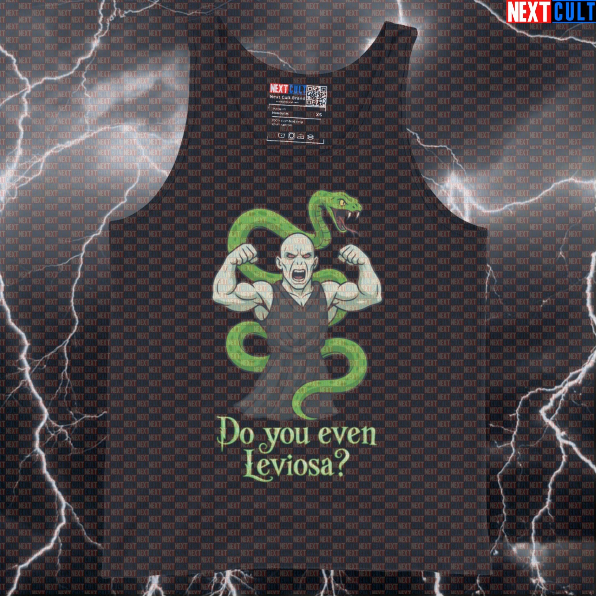 Swoledemort Gym Tank Top | Do You Even Leviosa? Funny Harry Potter Workout Vest Tank Tops Bodybuilding Books Films Fitness Gym Harry Potter Powerlifting Workout Next Cult Brand