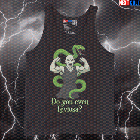 Swoledemort Gym Tank Top | Do You Even Leviosa? Funny Harry Potter Workout Vest Tank Tops Bodybuilding Books Films Fitness Gym Harry Potter Powerlifting Workout Next Cult Brand