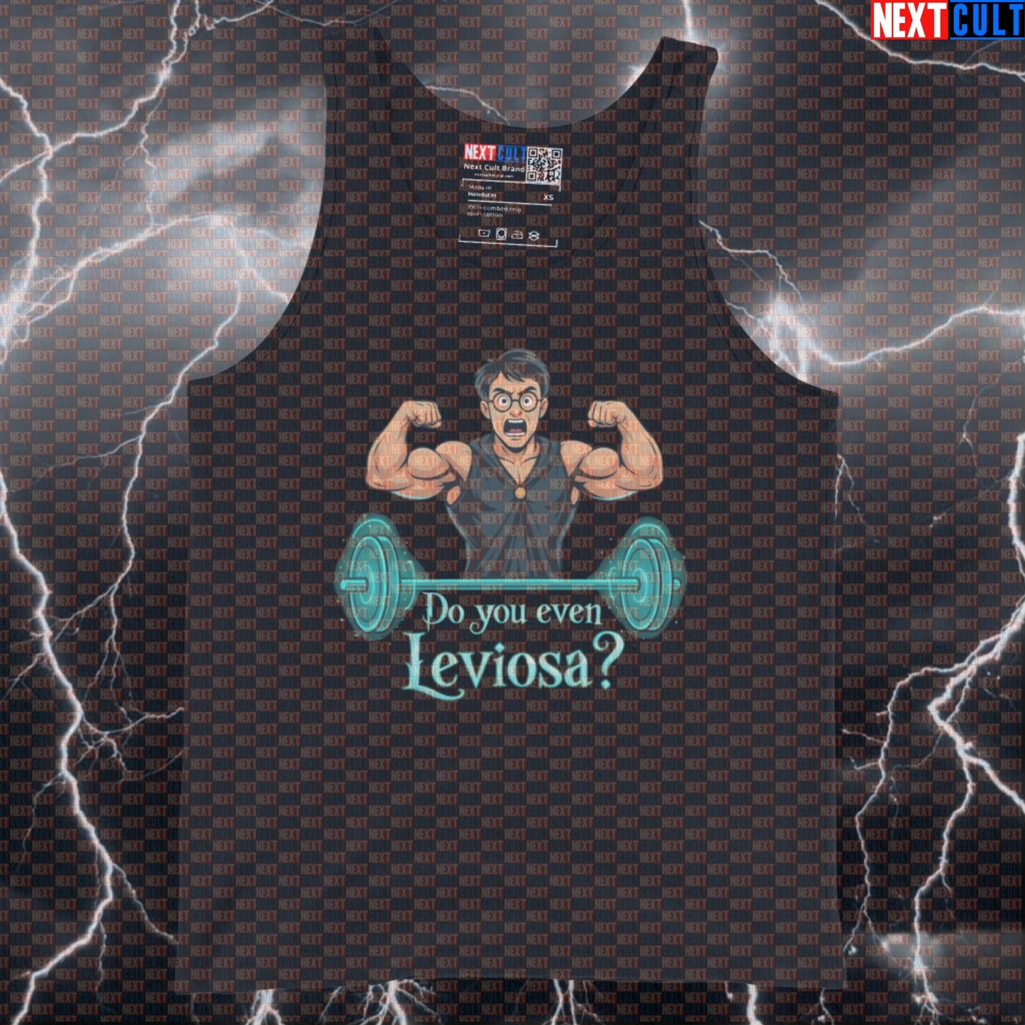 Do You Even Leviosa? Funny Gym Tank Top | Harry Potter Muscle Shirt Tank Tops Bodybuilding Books Films Fitness Gym Harry Potter Powerlifting Workout Next Cult Brand