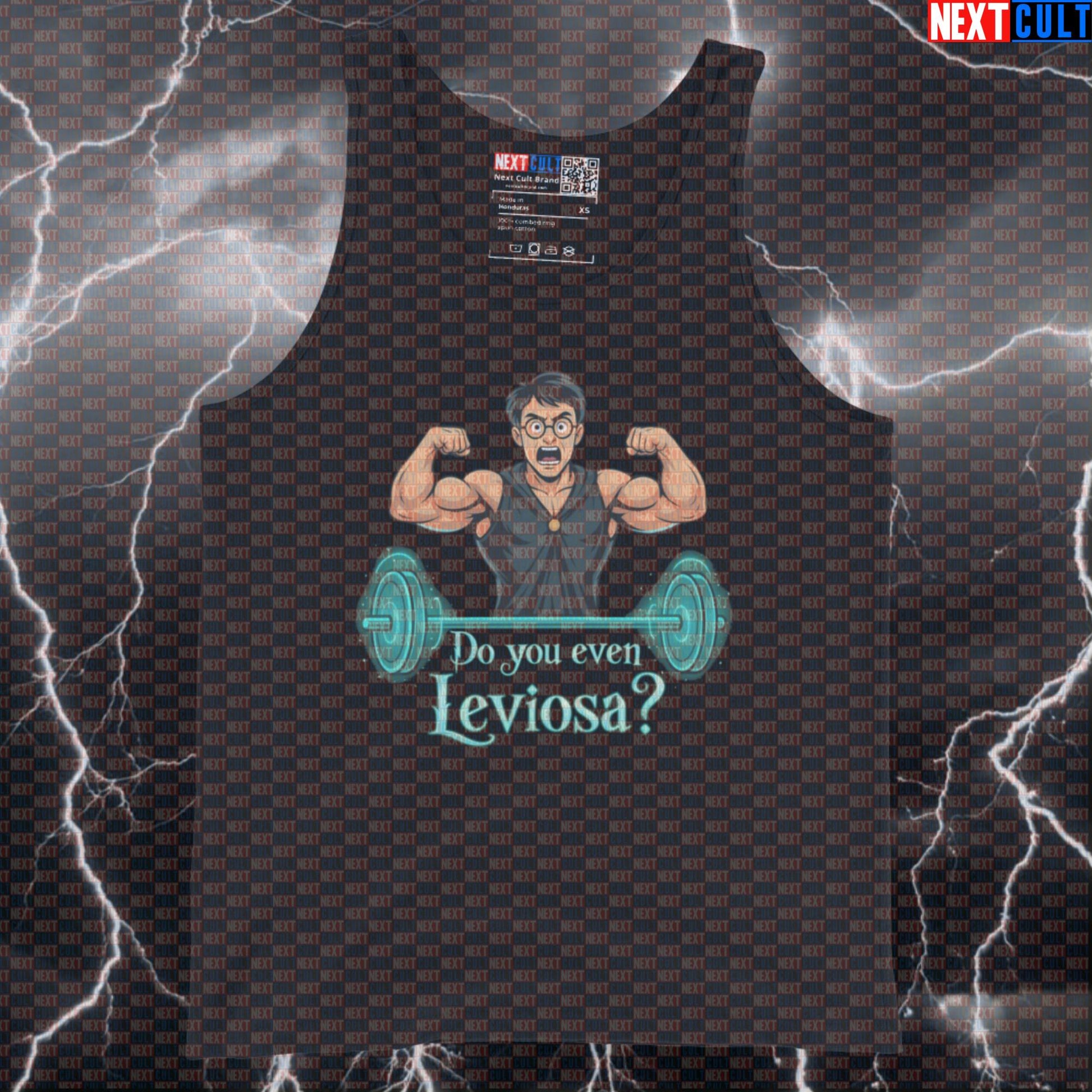 Do You Even Leviosa? Funny Gym Tank Top | Harry Potter Muscle Shirt Tank Tops Bodybuilding Books Films Fitness Gym Harry Potter Powerlifting Workout Next Cult Brand