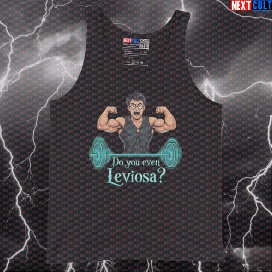 Do You Even Leviosa? Funny Gym Tank Top | Harry Potter Muscle Shirt Tank Tops Bodybuilding Books Films Fitness Gym Harry Potter Powerlifting Workout Next Cult Brand