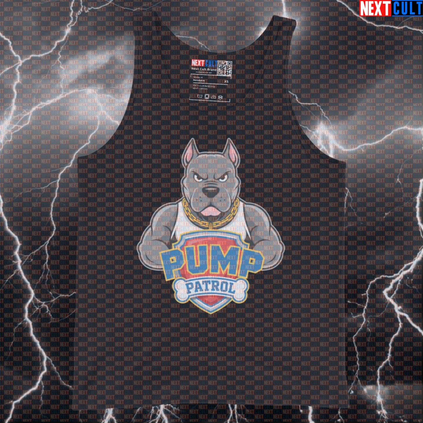 Funny Pump Patrol Gym Tank Top | Paw Patrol Meme Muscle Shirt For Lifters | Dog Lover Workout Vest Bodybuilding Fitness Gym TV Workout Next Cult Brand