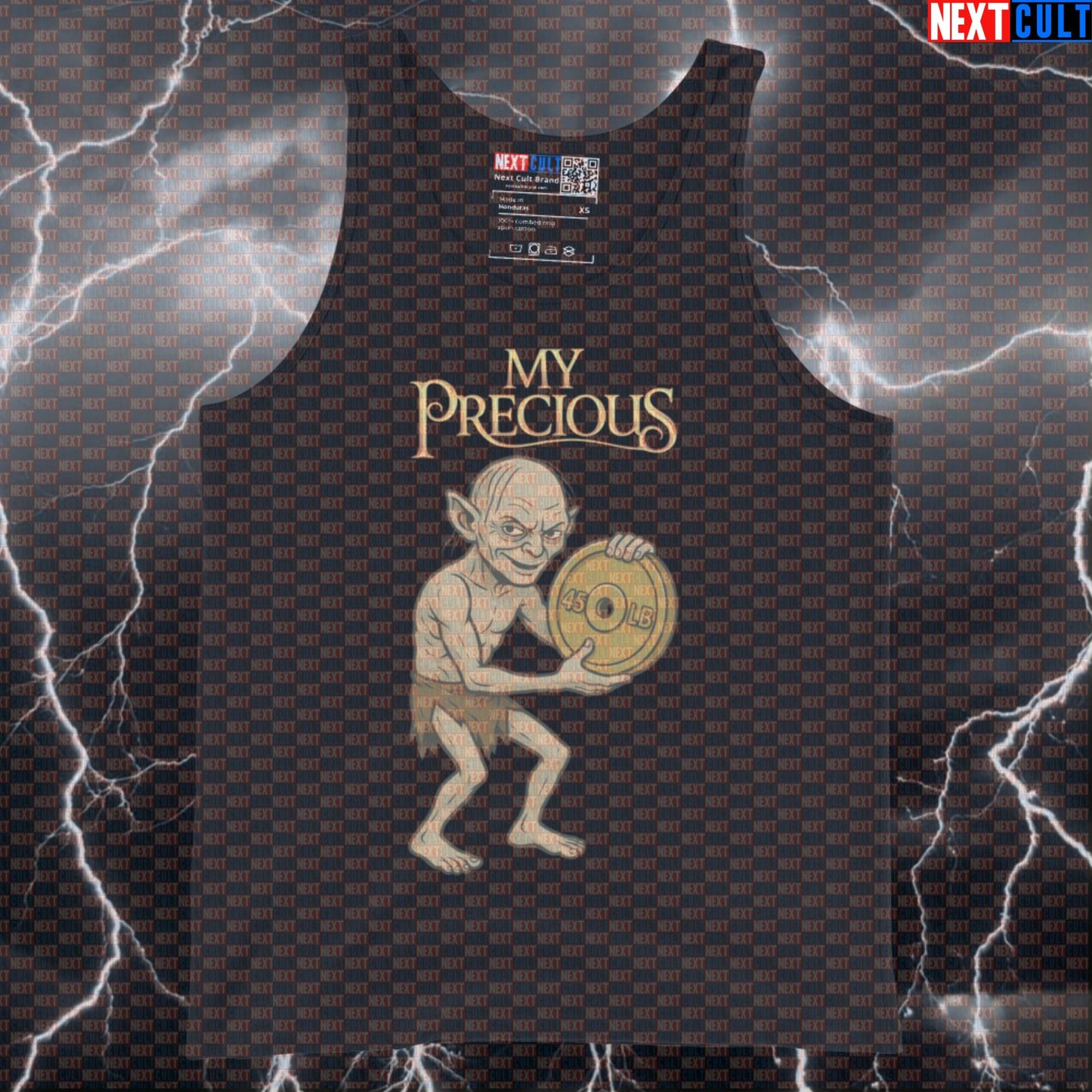 My Precious Gym Tank Top | Lord of the Weights Funny Bodybuilding Vest For Muscle Tank Tops Bodybuilding Films Fitness Gym Lord of the Rings Powerlifting Workout Next Cult Brand