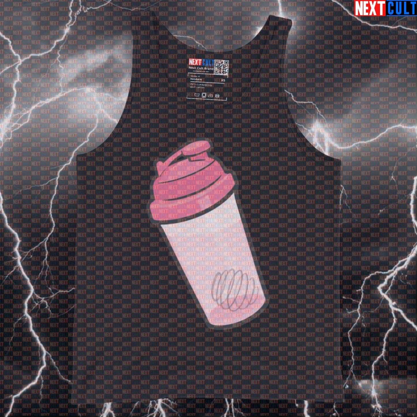 Funny Gym Tank Top with Protein Shaker Print | Bodybuilding Muscle Shirt Tank Tops Bodybuilding Fitness Gym Workout Next Cult Brand