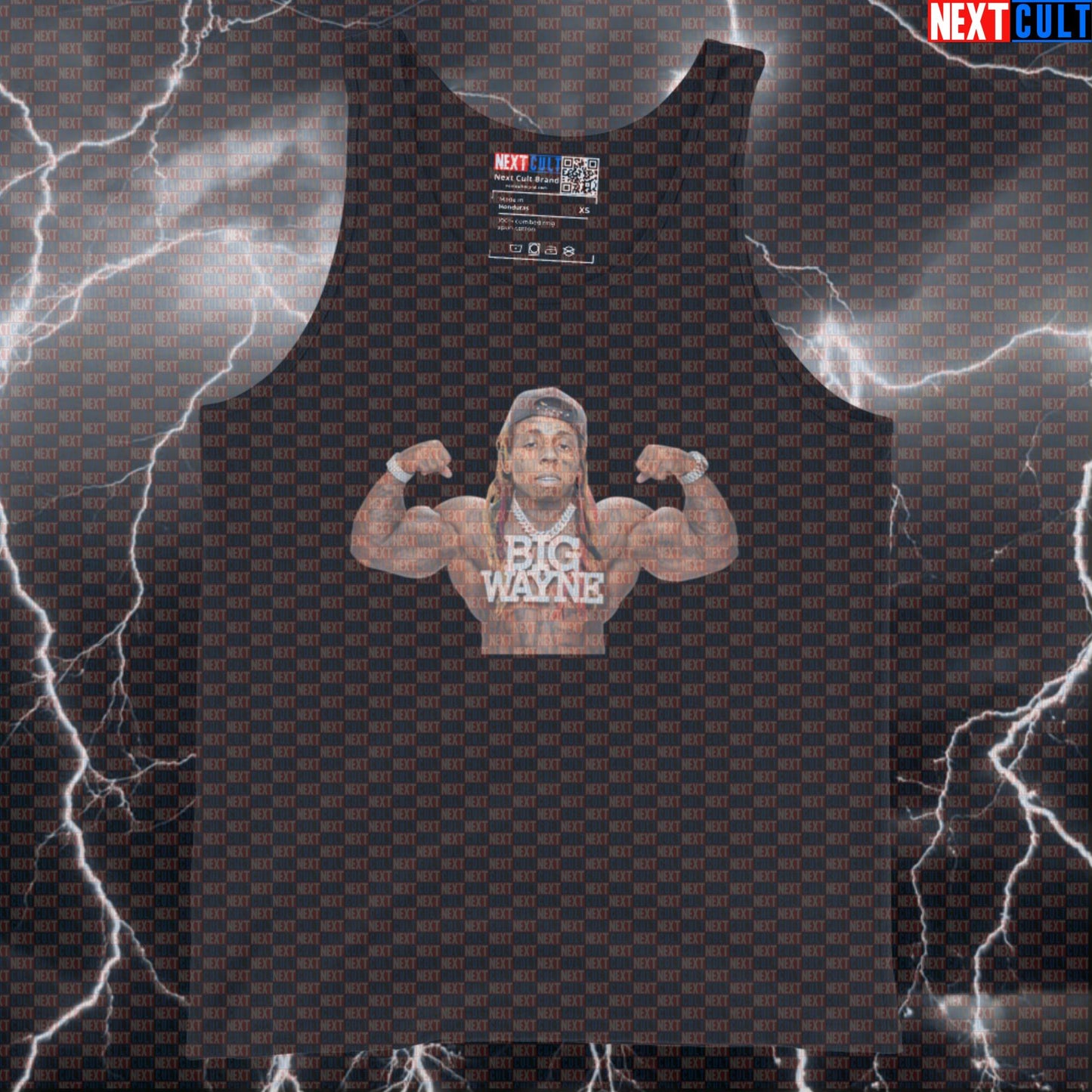 Big Wayne Swole Rapper Funny Gym Tank Top | Bodybuilding Hip Hop Muscle Shirt Vest Tank Tops Bodybuilding Fitness Gym Hip Hop Lil Wayne Workout Next Cult Brand