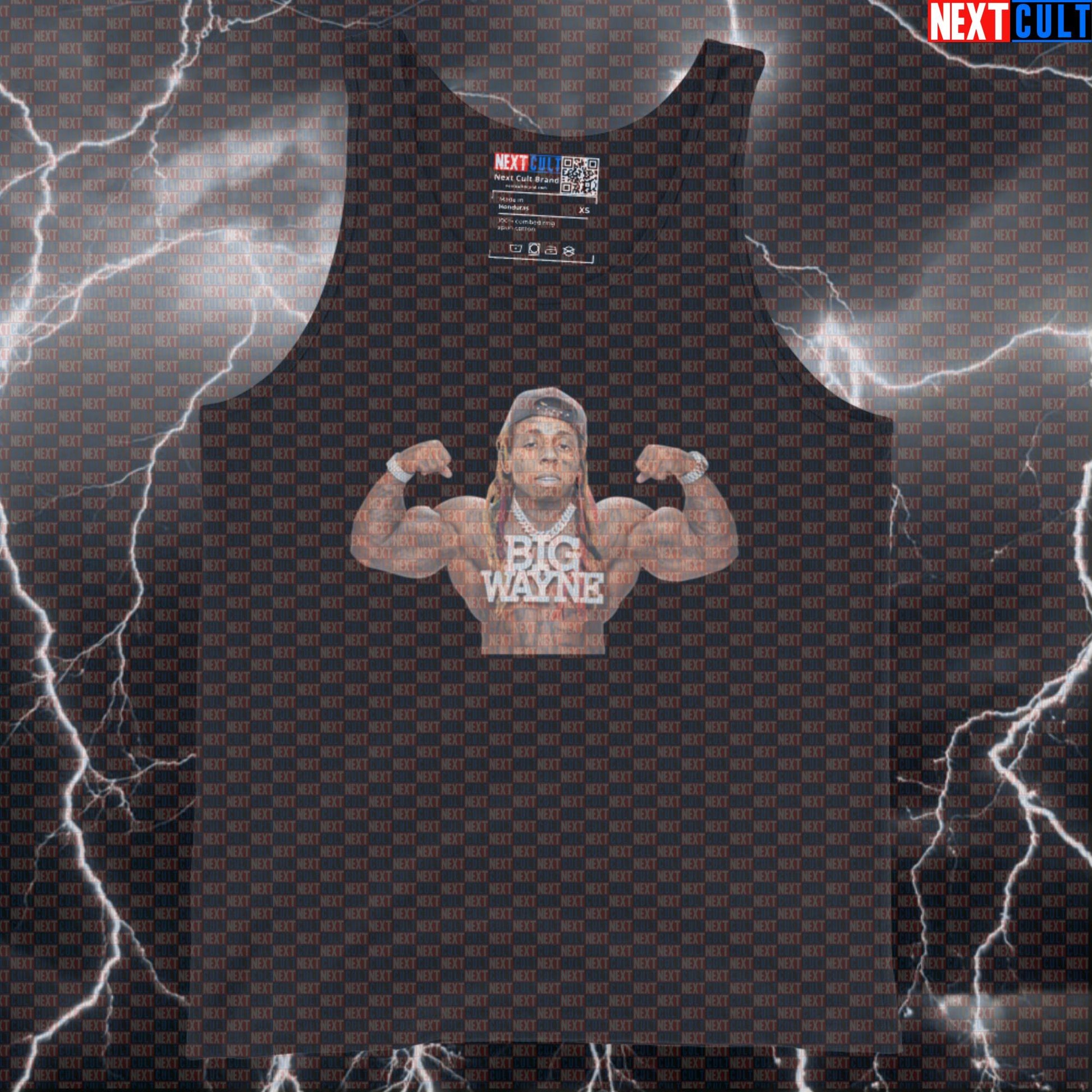 Big Wayne Swole Rapper Funny Gym Tank Top | Bodybuilding Hip Hop Muscle Shirt Vest Tank Tops Bodybuilding Fitness Gym Hip Hop Lil Wayne Workout Next Cult Brand