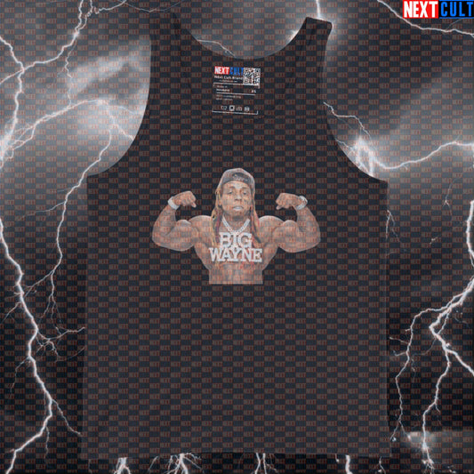 Big Wayne Swole Rapper Funny Gym Tank Top | Bodybuilding Hip Hop Muscle Shirt Vest Tank Tops Bodybuilding Fitness Gym Hip Hop Lil Wayne Workout Next Cult Brand