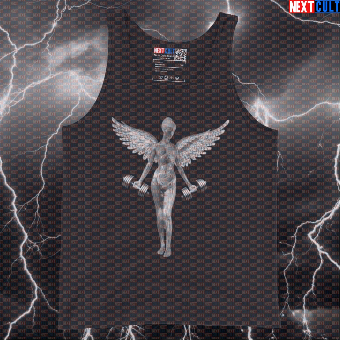 In Utero Gym Tank Top | Lifting Angel Nirvana Parody Muscle Shirt Bodybuilding Fitness Gym Nirvana Rock Music Workout Next Cult Brand