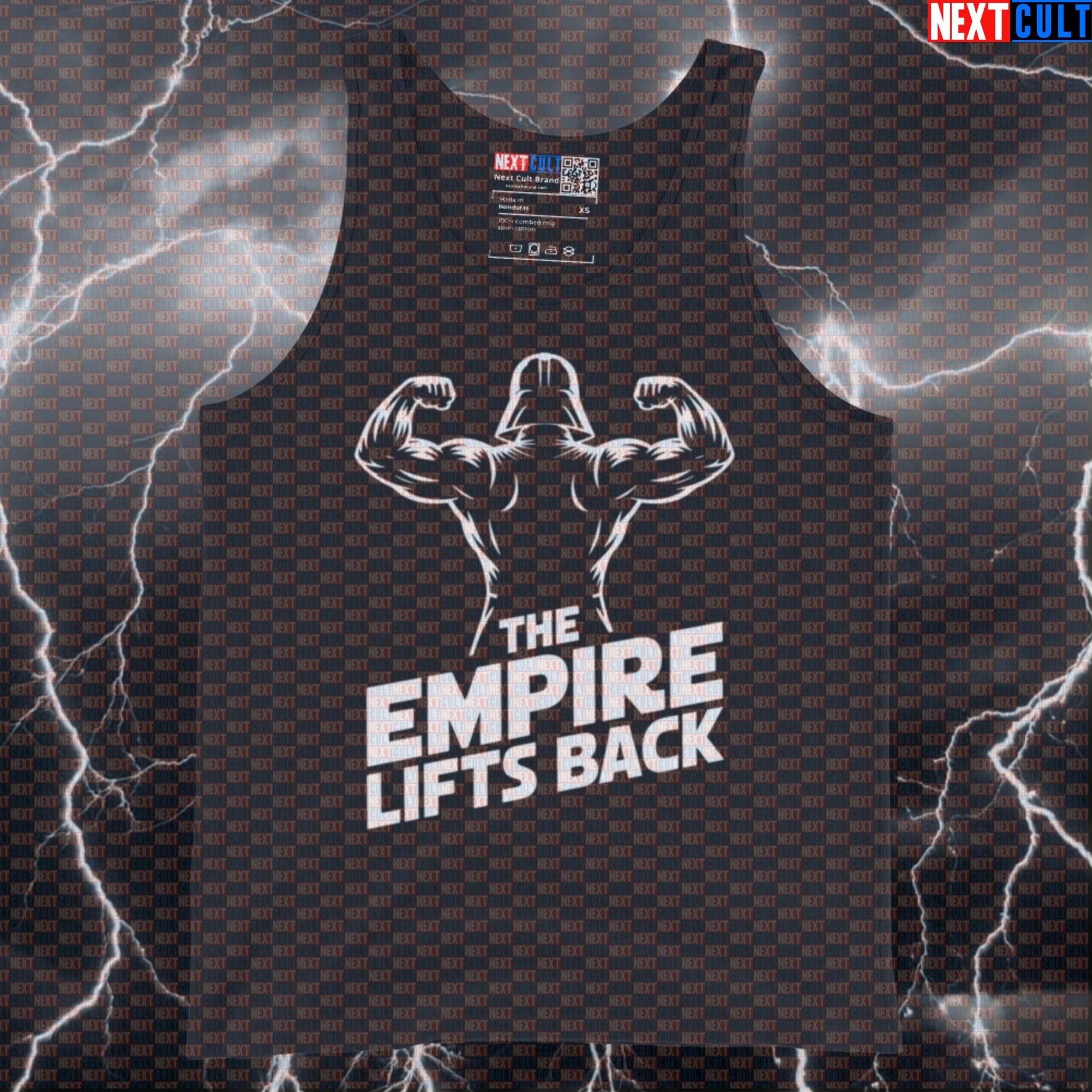The Empire Lifts Back Funny Gym Tank Top - Star Wars Back Day Meme Vest Muscle Shirt Bodybuilding Darth Vader Films Fitness Gym Star Wars Workout Next Cult Brand