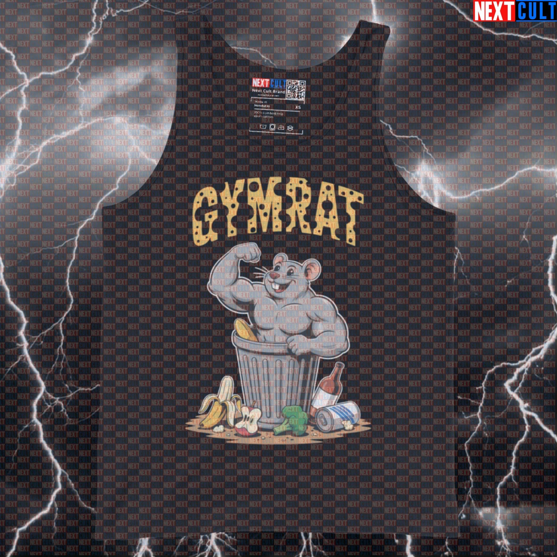 Funny Gymrats Tank Top - Gym Rat Meme Vest Muscle Shirt For Fitness Trash Bodybuilding Fitness Gym Gymrat Powerlifting Workout Next Cult Brand