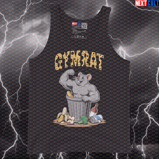 Funny Gymrats Tank Top - Gym Rat Meme Vest Muscle Shirt For Fitness Trash Bodybuilding Fitness Gym Gymrat Powerlifting Workout Next Cult Brand