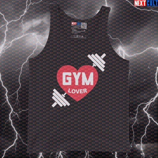 Funny Gym Lover Valentine's Tank Top - Gym Lover Muscle Shirt Vest for Bodybuilding Bodybuilding Fitness Gym Powerlifting Valentine's Day Workout Next Cult Brand