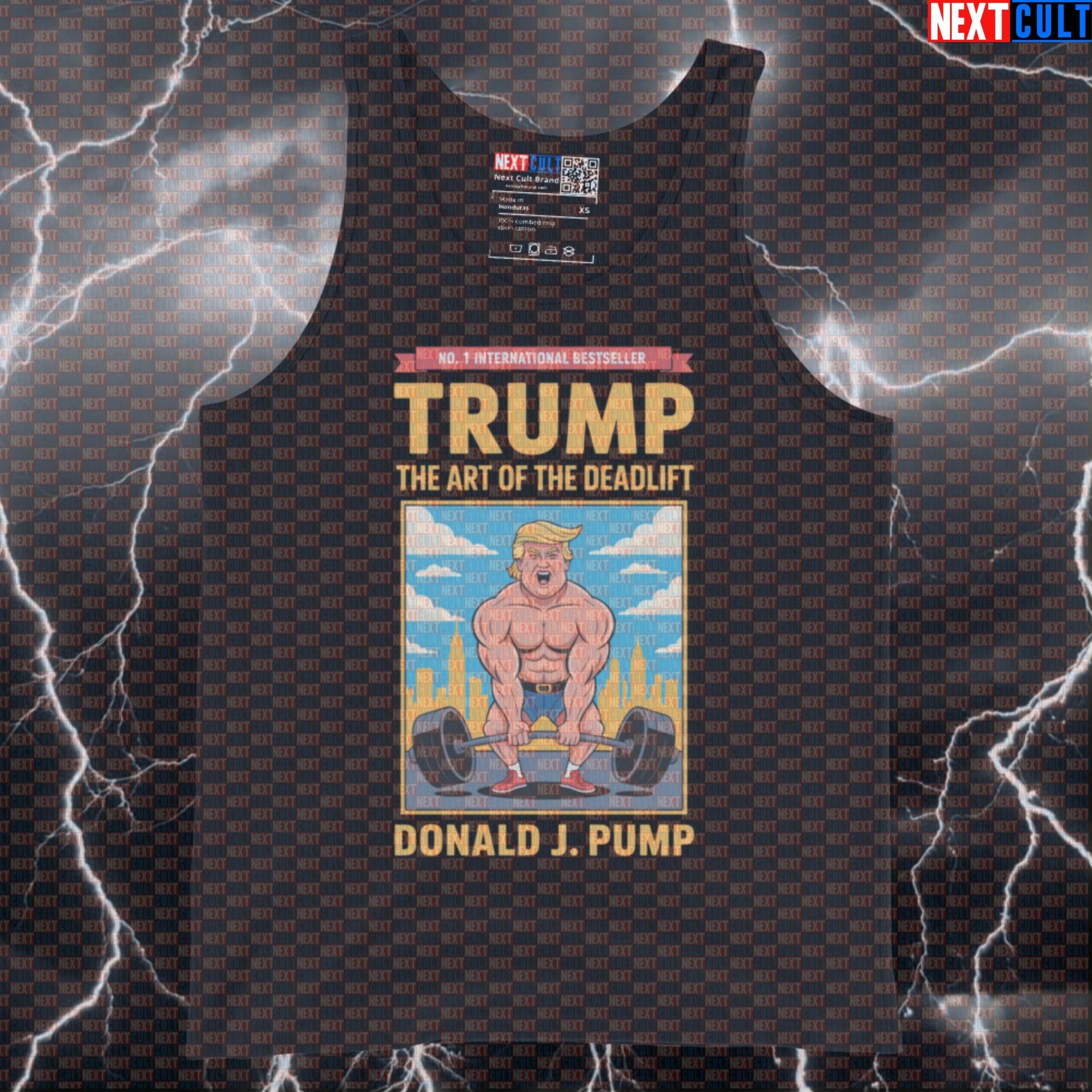 The Art Of The Deadlift Patriotic Meme Tank Top - Funny USA Gym Vest Muscle Shirt 4th of July Bodybuilding Donald Trump Fitness Gym Leg Day Powerlifting Workout Next Cult Brand