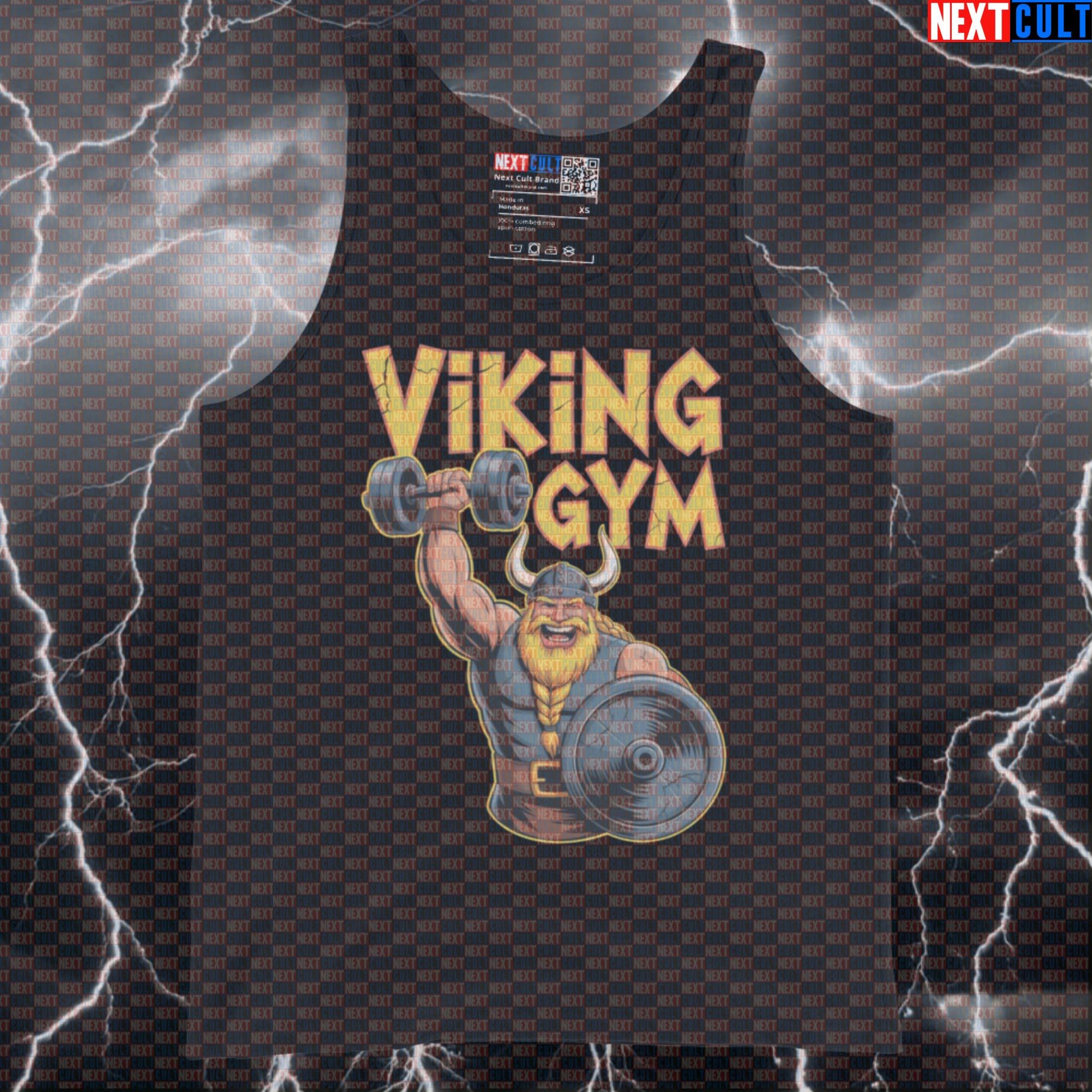 Funny Viking Gym Tank Top - Norse Workout Vest Muscle Shirt For Lifters & Gymbros Bodybuilding Fitness Gym Vikings Workout Next Cult Brand
