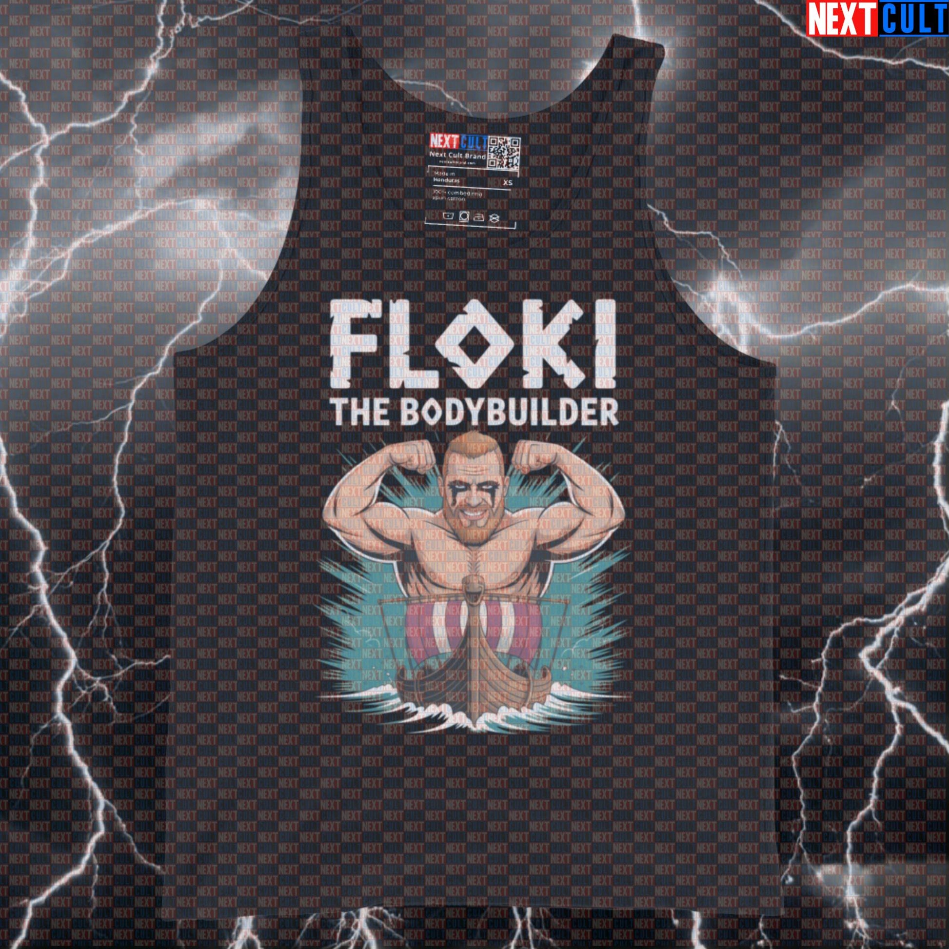 Floki The Bodybuilder Funny Gym Tank Top - Viking Workout Vest Norse Muscle Shirt Bodybuilding Fitness Gym TV Vikings Workout Next Cult Brand