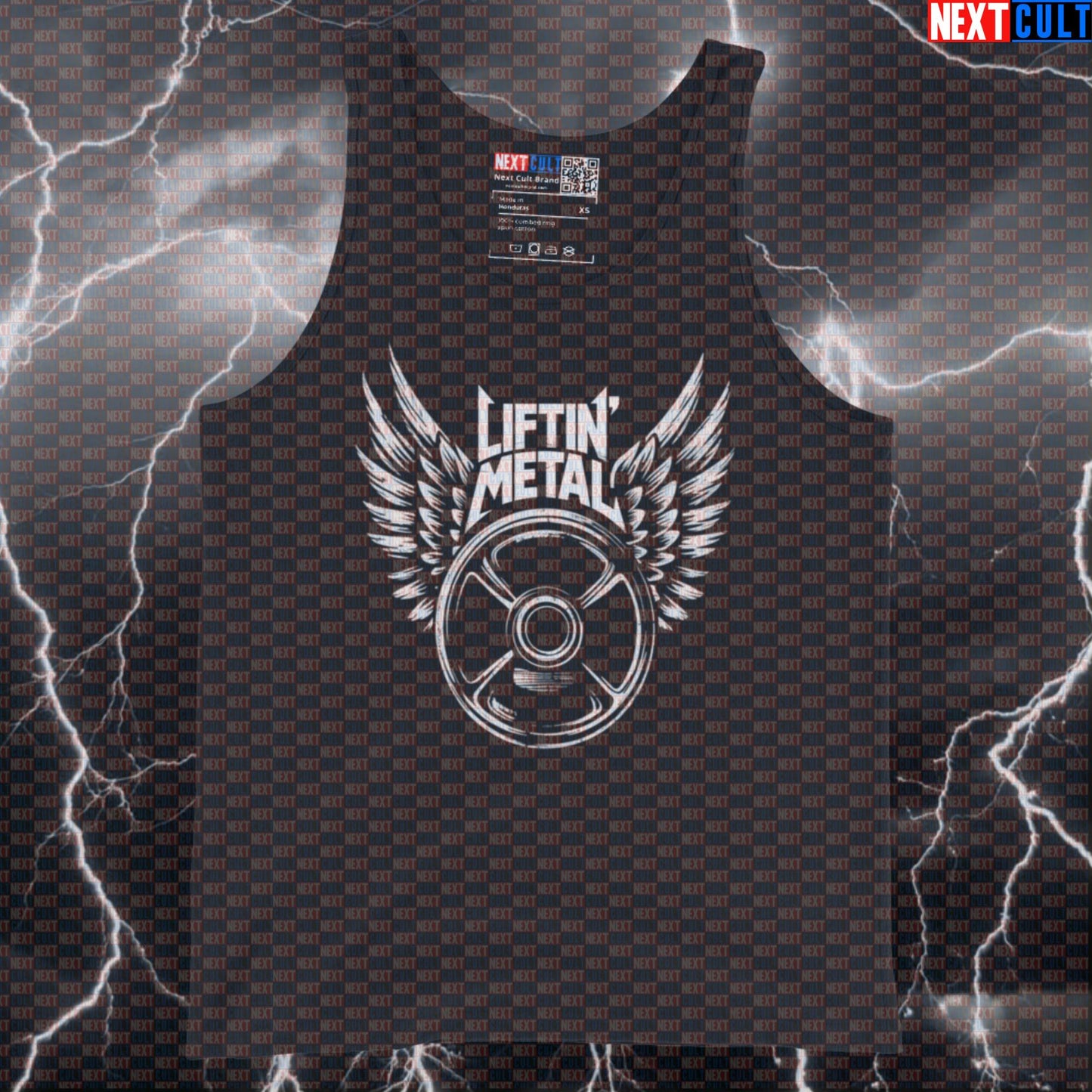 Liftin Metal Funny Gym Tank Top - Heavy Metal Rock Music Workout Vest Muscle Shirt Tank Tops Next Cult Brand