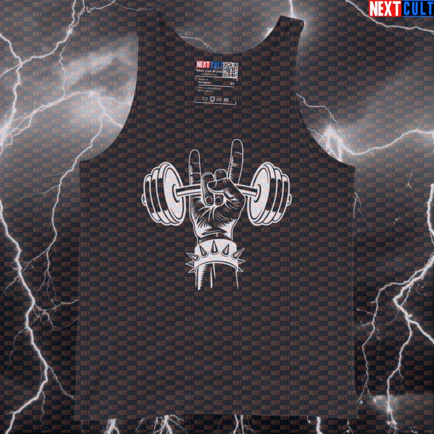 Heavy Metal Gym Tank Top - Funny Rock Music Vest Muscle Shirt For Lifters & Gymbros Tank Tops Next Cult Brand