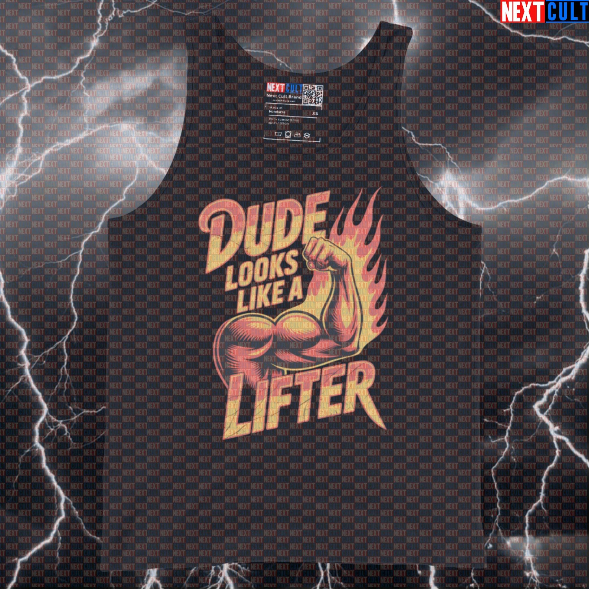 Dude Looks Like a Lifter Funny Gym Tank Top - Rock Music Meme Vest Muscle Shirt For Athletes Tank Tops Aerosmith Bodybuilding Fitness Gym Rock Music Workout Next Cult Brand