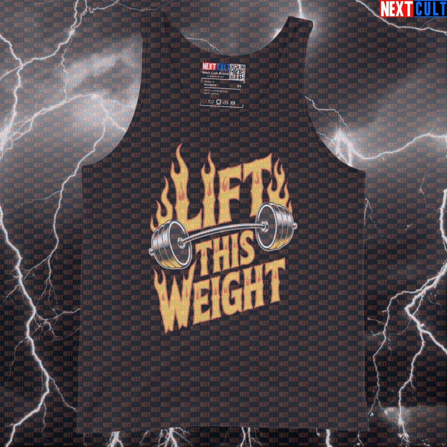 Lift This Weight Funny Gym Tank Top - Classic Rock Parody Vest Muscle Shirt For Athletes Tank Tops Aerosmith Bodybuilding Fitness Gym Powerlifting Rock Music Workout Next Cult Brand