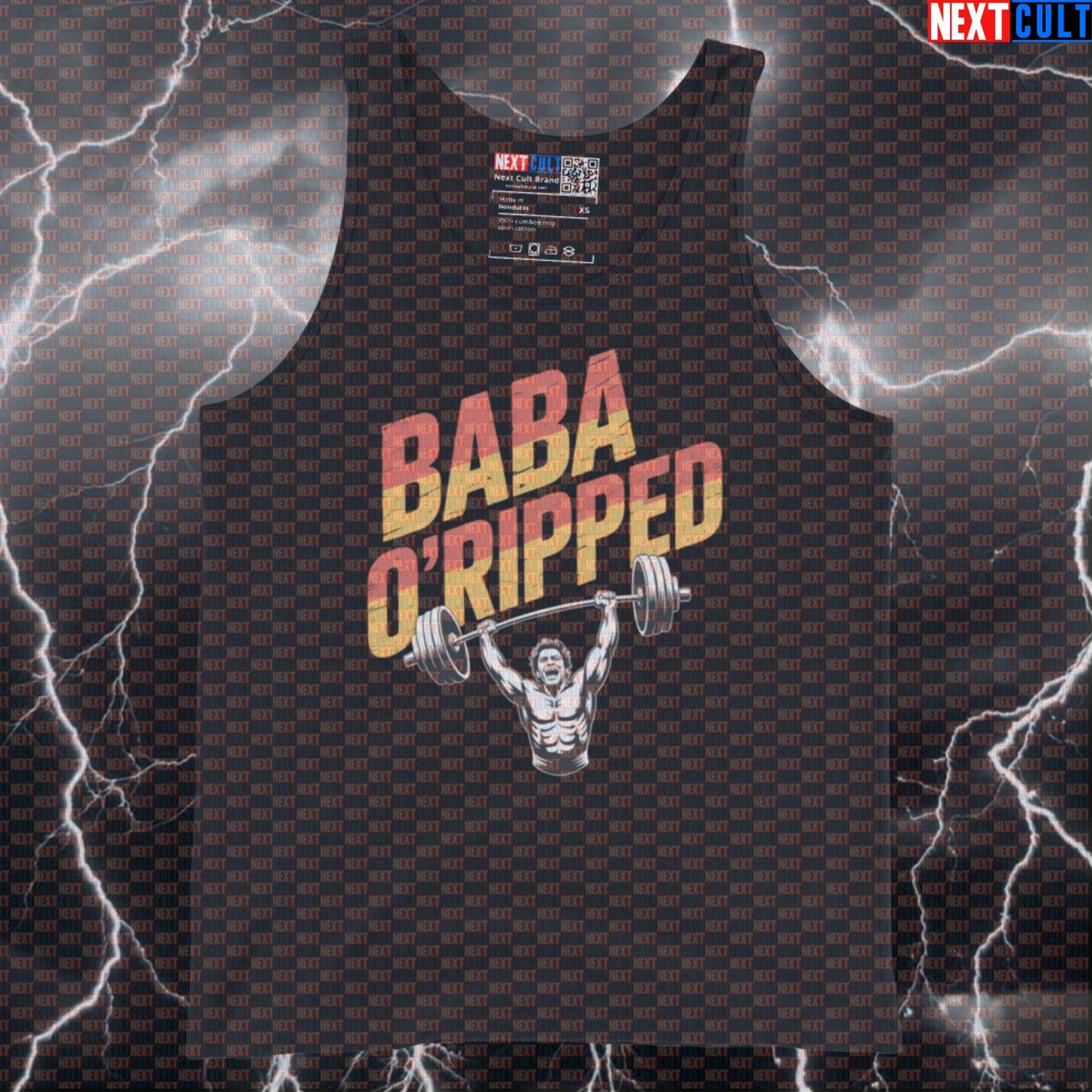 Baba O'Ripped Funny Gym Tank Top - Rock Music Meme Vest Muscle Shirt For Athletes Tank Tops Bodybuilding Fitness Gym Rock Music The Who Workout Next Cult Brand