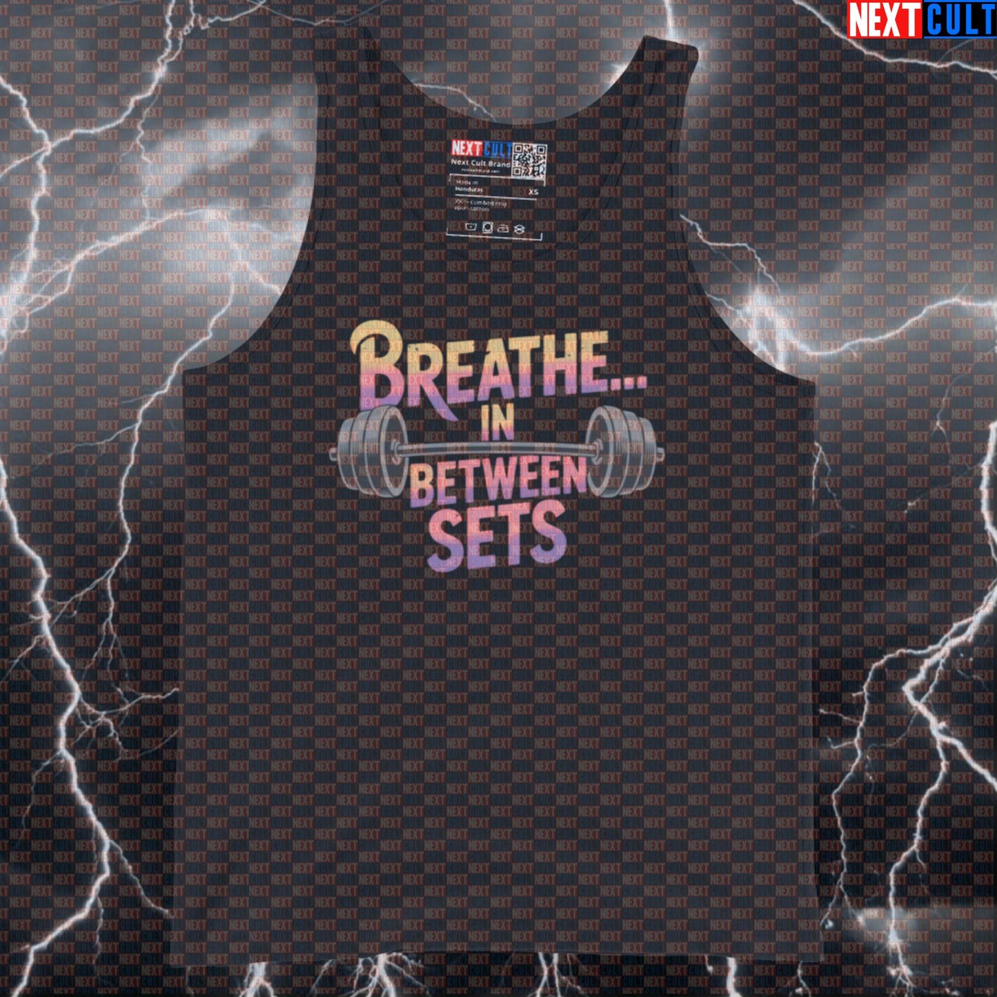 Breathe In Between Sets Funny Gym Tank Top - Pink Floyd Meme Vest Muscle Shirt For Lifters Tank Tops Next Cult Brand