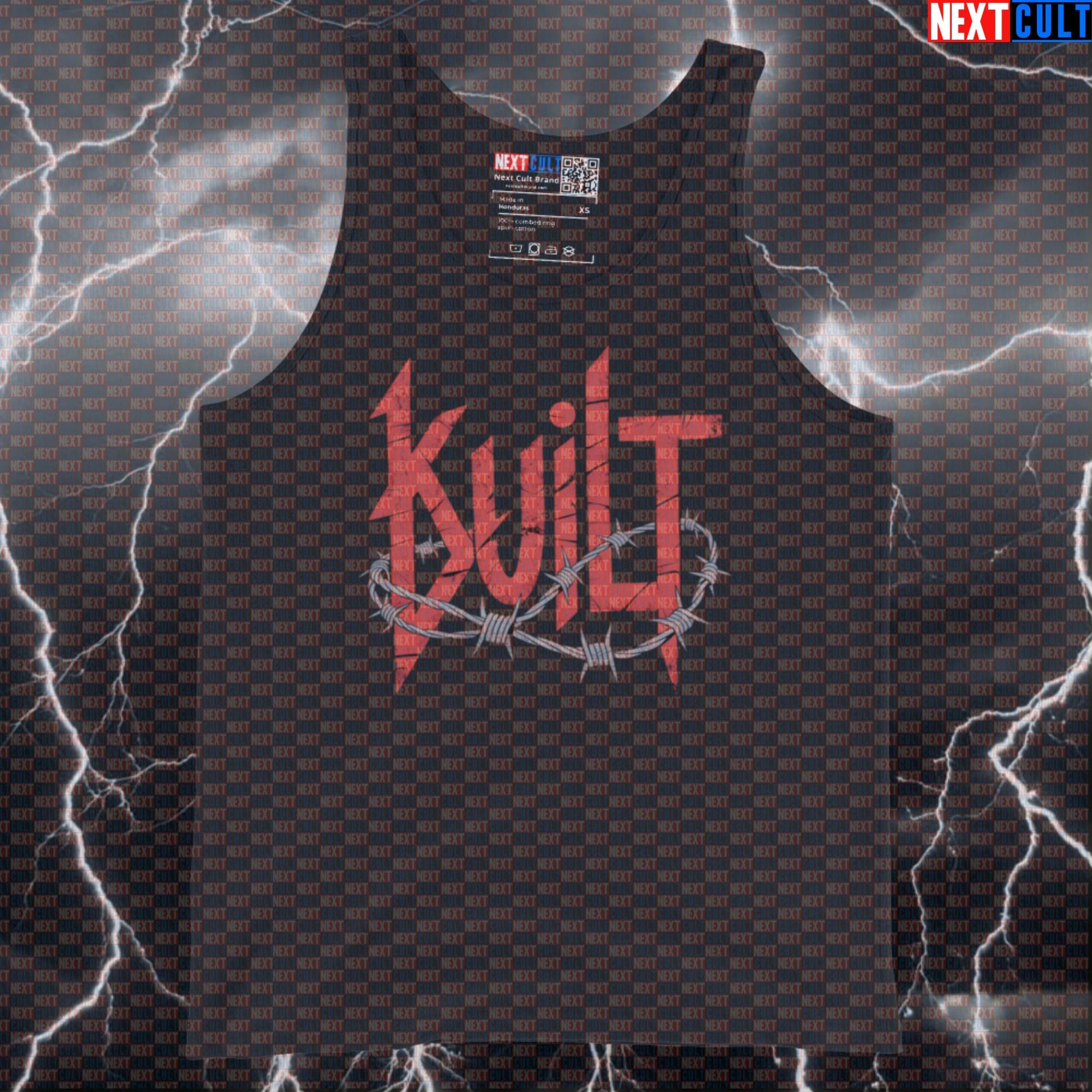 Built for the Gym Funny Korn Tank Top - Heavy Metal Gym Vest Muscle Shirt For Lifters Tank Tops Next Cult Brand