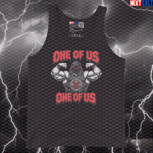 One of Us One of Us Gym Cult Member Funny Gym Tank Top Meme Bodybuilding Powerlifting Workout Gym Tank Top Tank Tops Next Cult Brand