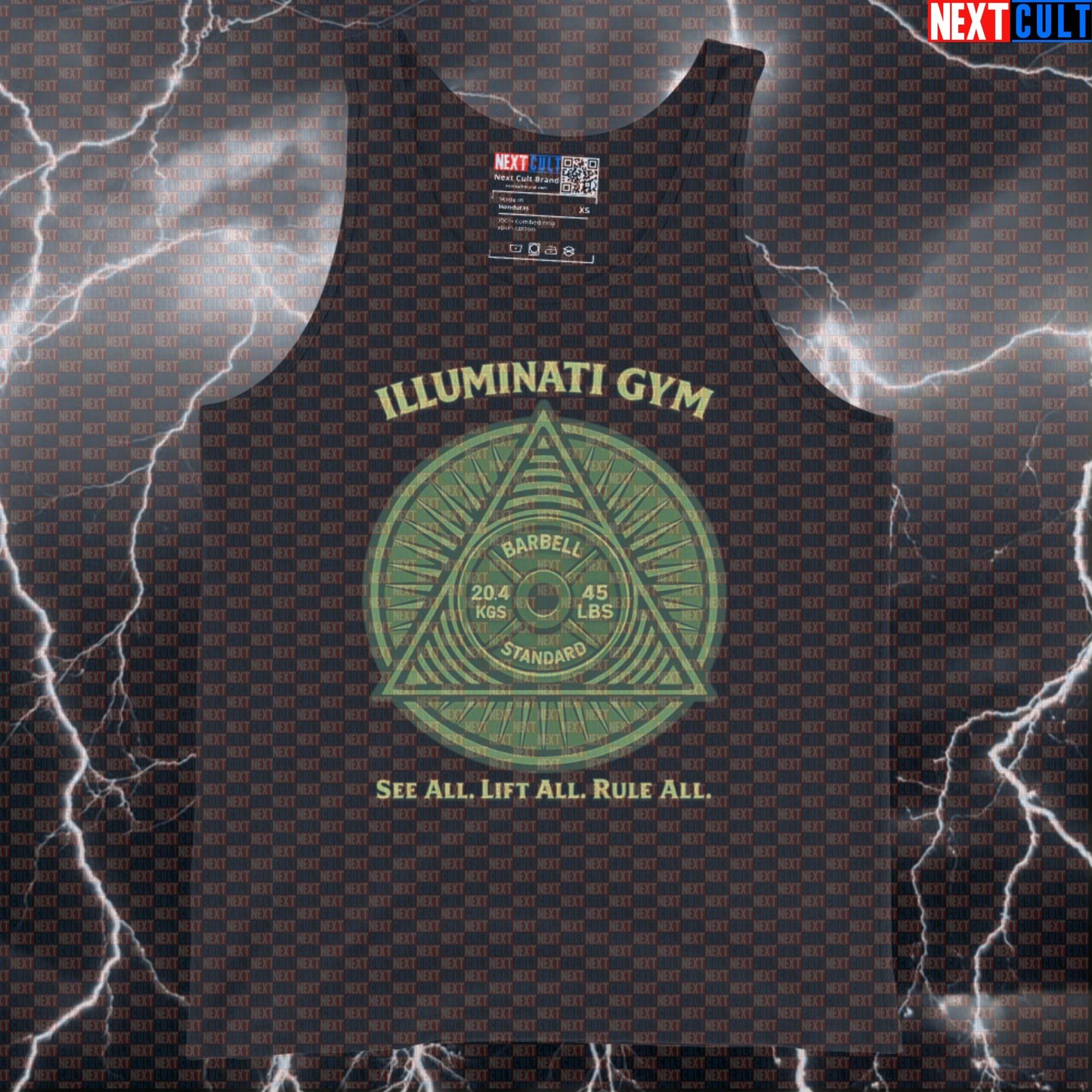 Gym Illuminati See All Lift All Rule All Funny Gym Tank Top Secret Society Meme New Gym Order Fitness Cult Tank Top Tank Tops Next Cult Brand