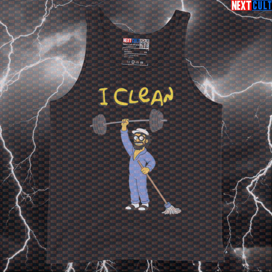 I Clean Anatoly Funny Gym Tank Top Muscle Shirt Athletic Vest for Lifters Gymbro Workout Fans Tank Tops Next Cult Brand