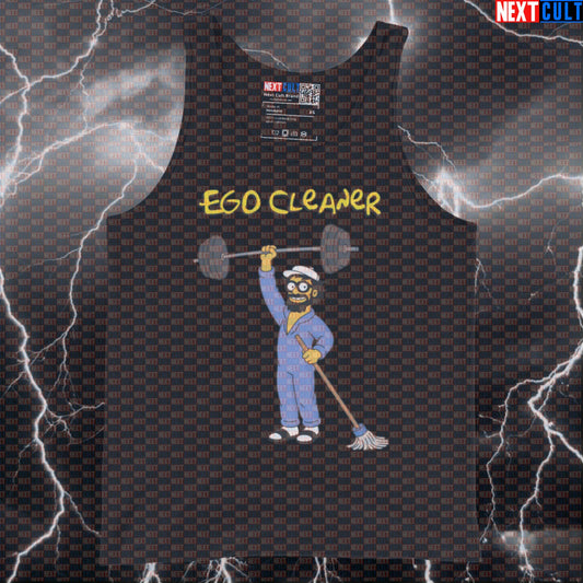Ego Cleaner Anatoly Funny Gym Tank Top Muscle Shirt Athletic Vest for Powerlifting Gym Bros Tank Tops Next Cult Brand