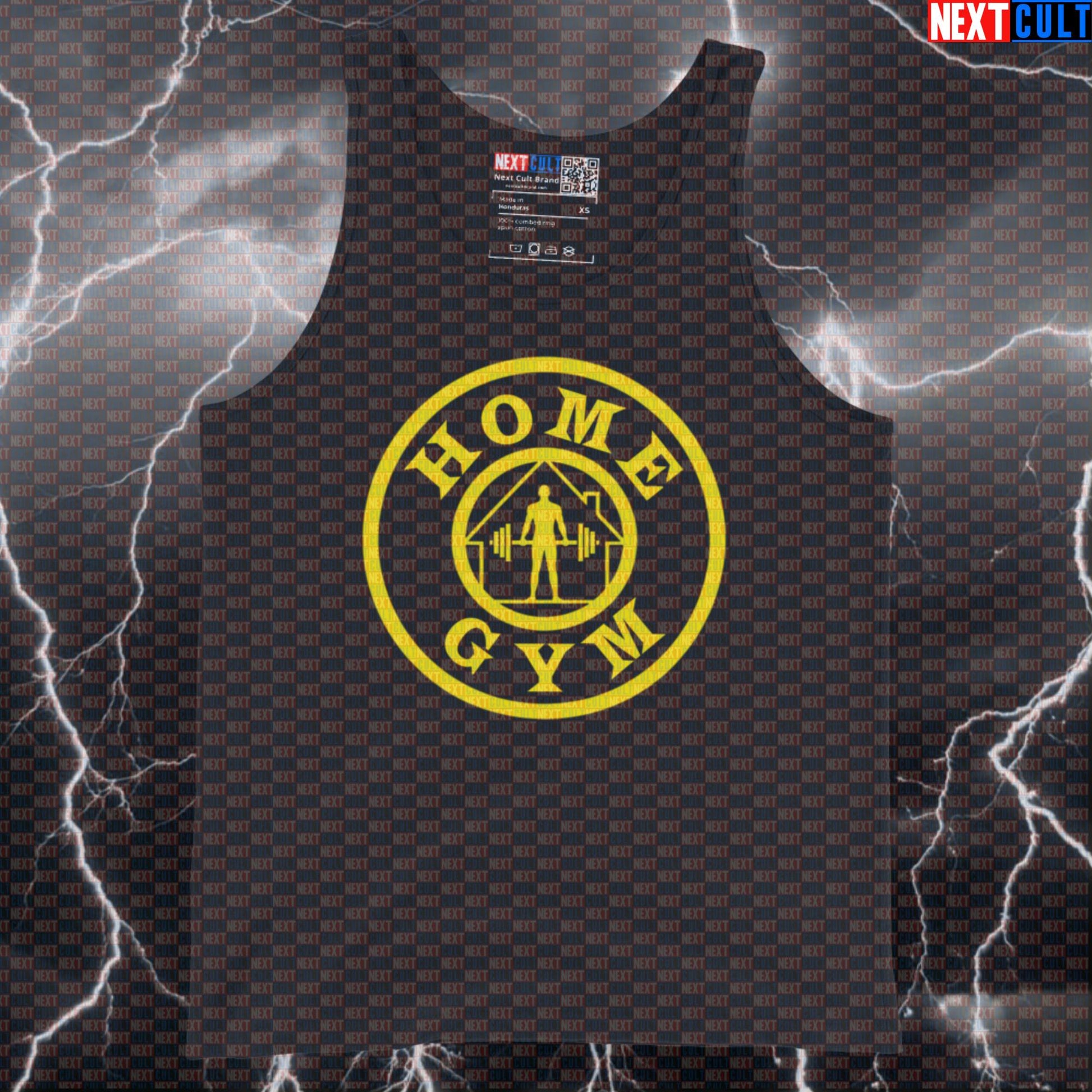Funny Home Gym Gym Tank Top Muscle Shirt Athletic Vest for Garage Gym Lifters Workout Fans Tank Tops Next Cult Brand