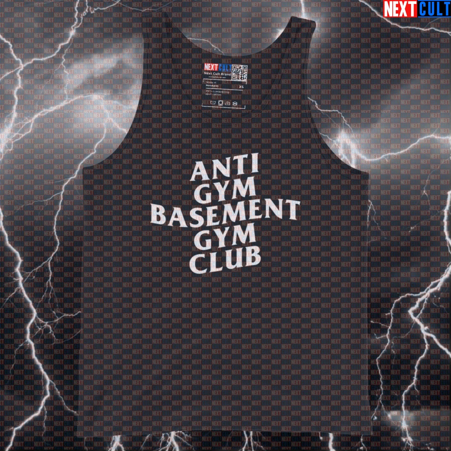 Basement Gym Club Funny Gym Tank Top Muscle Shirt Athletic Vest for Basement Lifters Garage Gym Bros Tank Tops Next Cult Brand