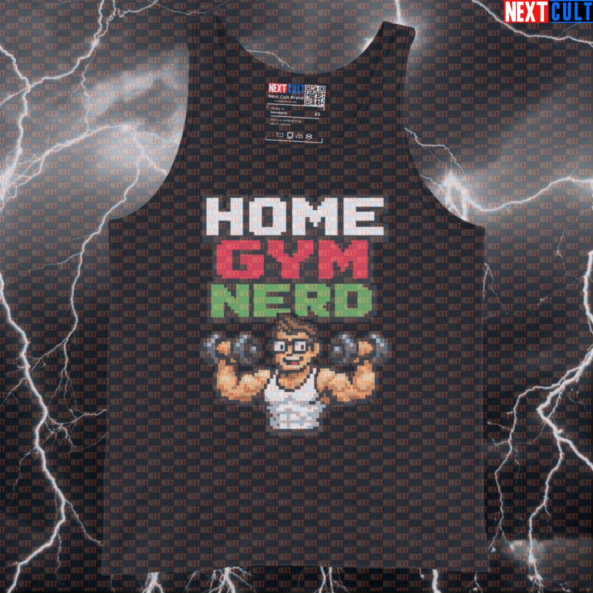 Home Gym Nerd Funny Gym Tank Top Garage Gym Basement Gym Meme Workout Tank Top Muscle Shirt Bodybuilding Tank Tops Next Cult Brand