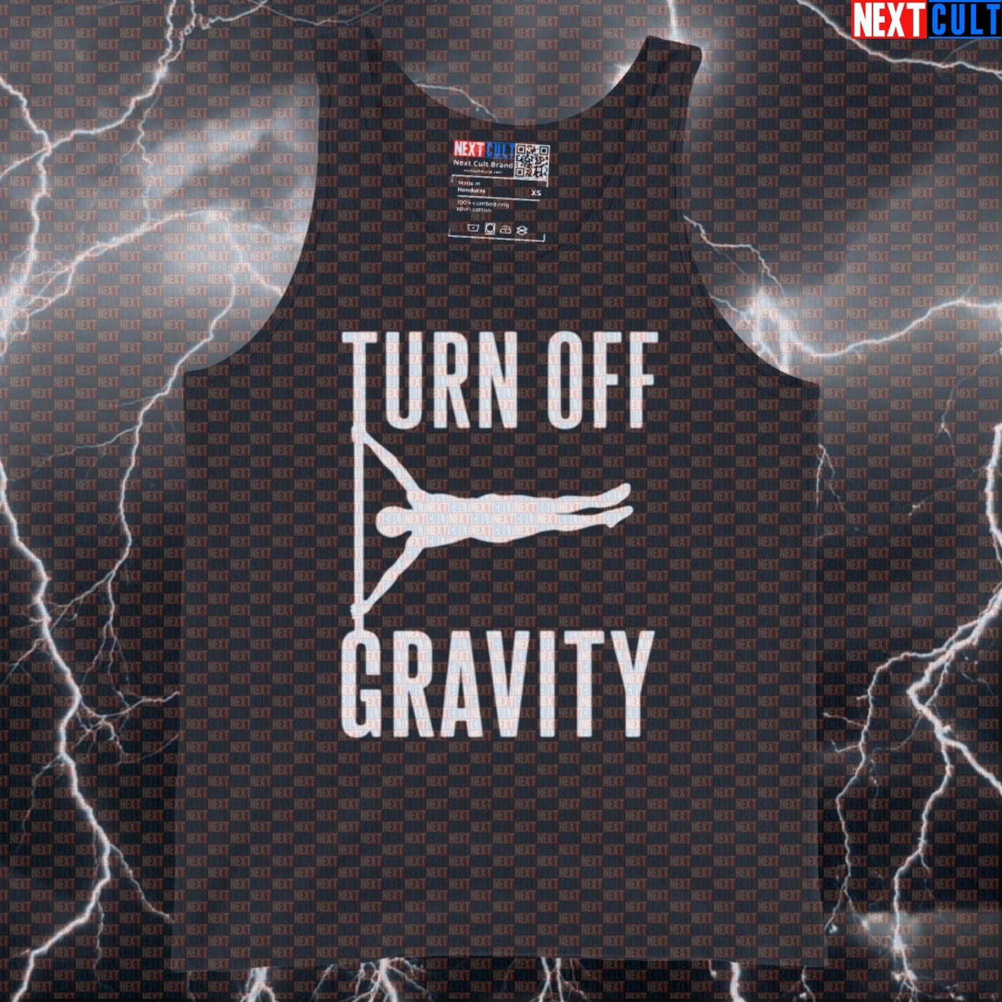 Turn Off Gravity Funny Calisthenics Gym Tank Top Muscle Shirt for Human Flag Street Workout Athletes Tank Tops Next Cult Brand