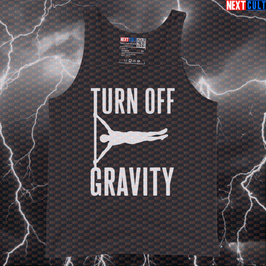 Turn Off Gravity Funny Calisthenics Gym Tank Top Muscle Shirt for Human Flag Street Workout Athletes Tank Tops Next Cult Brand