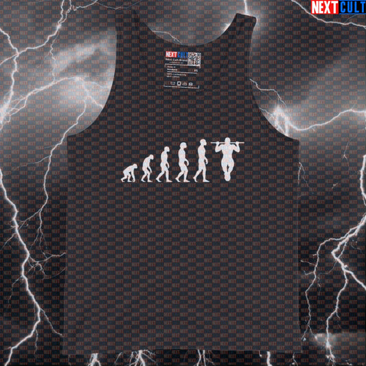 Calisthenics Evolution Funny Gym Tank Top Muscle Shirt Athletic Vest for Pullups Bodyweight Training Fans Tank Tops Next Cult Brand