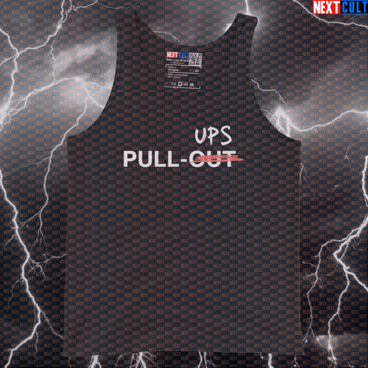 Pull Up Not Out Funny Gym Tank Top Muscle Shirt Athletic Vest for Calisthenics Pullup Workout Fans Bodybuilding Calisthenics Fitness Gym Workout Next Cult Brand
