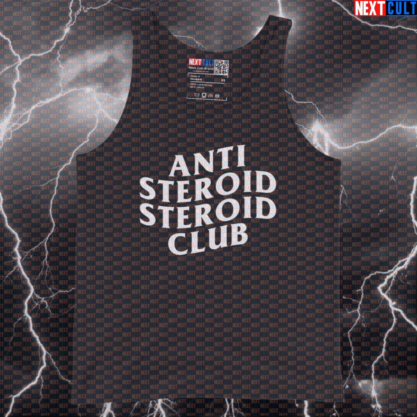 Anti Steroid Steroid Club Funny Gym Tank Top Muscle Shirt Athletic Vest for Lifters Gym Bros Meme Fans Tank Tops Next Cult Brand
