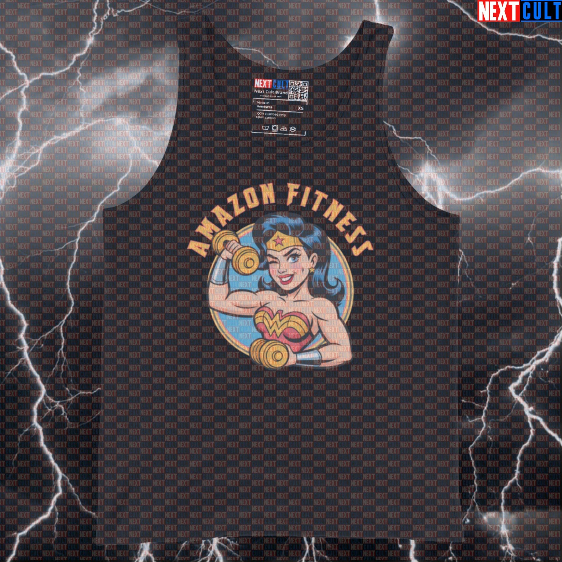 Amazon Fitness Hero Funny Gym Tank Top Muscle Shirt Athletic Vest for Wonder Woman Lifters Tank Tops Next Cult Brand