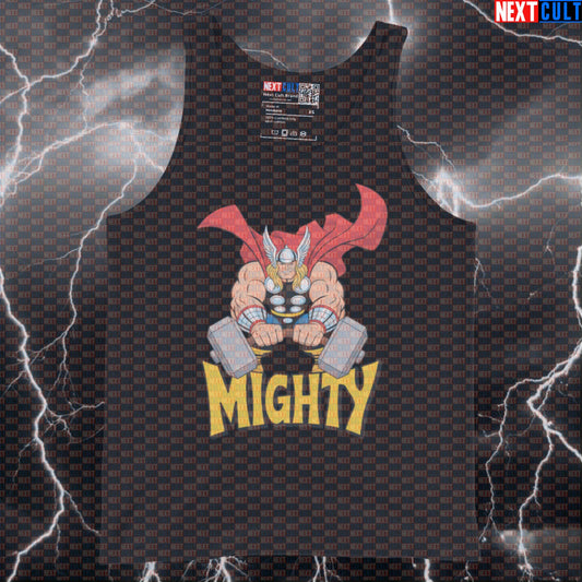 Mighty Thor Gym Hero Funny Gym Tank Top Muscle Shirt Athletic Vest for Lifters Gymbros Workout Tank Top Tank Tops Next Cult Brand