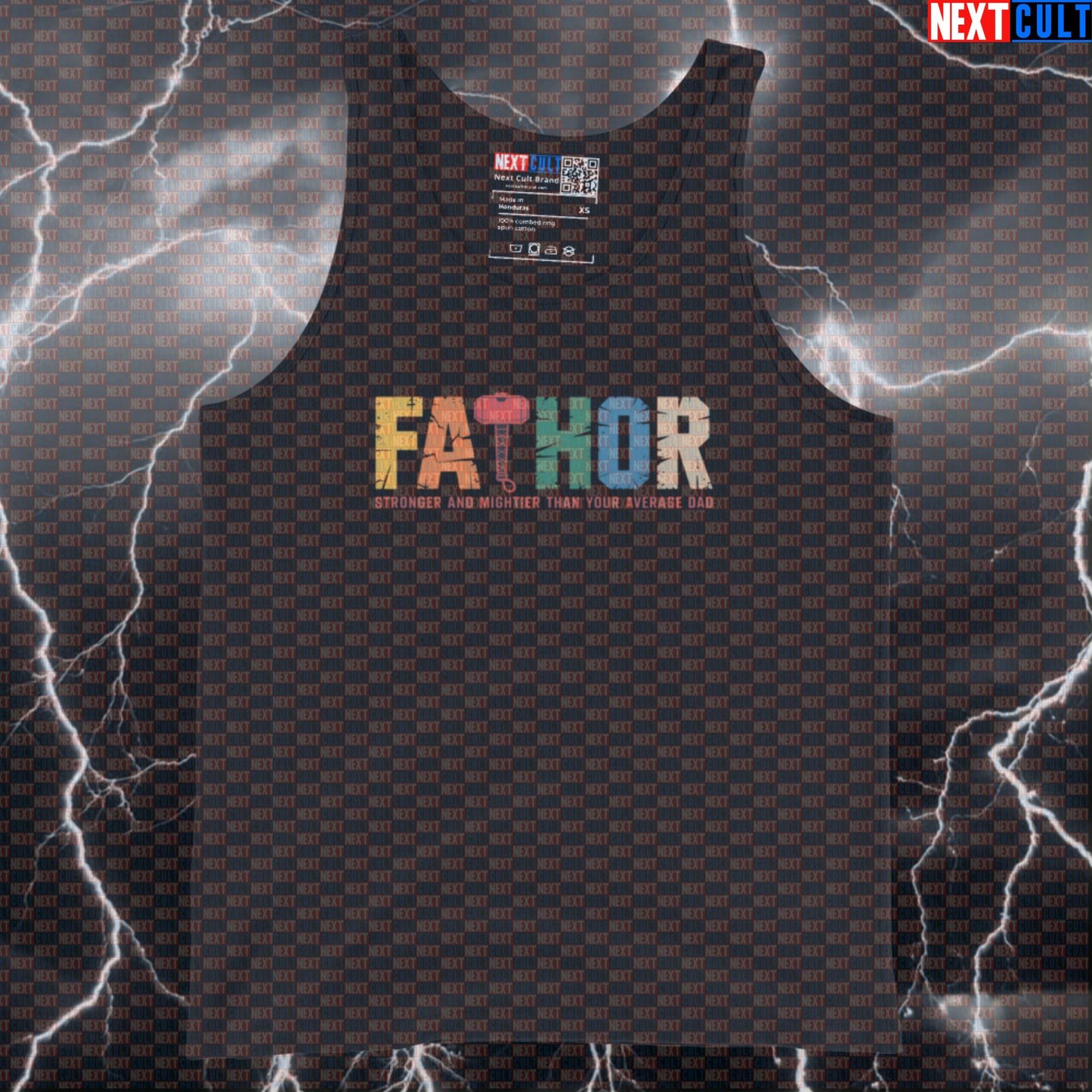 Fathor Funny Gym Tank Top Stronger Than Your Average Dad Muscle Shirt Athletic Vest for Lifters Superdad Tank Tops Next Cult Brand