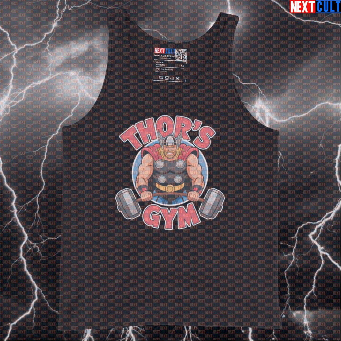 Thor’s Gym Hero Funny Gym Tank Top Muscle Shirt Athletic Vest for Lifters Workout Tank Top Superhero Gym Bros Tank Tops Next Cult Brand