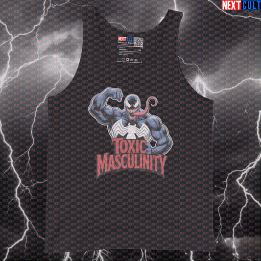 Toxic Masculinity Venom Funny Gym Tank Top Muscle Shirt Athletic Vest for Lifters Comic Gymbros Tank Tops Next Cult Brand